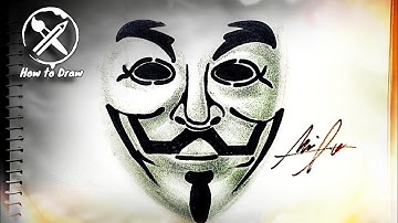 How to Draw V for Vendetta