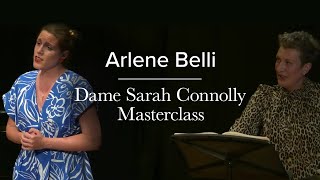 Mezzo-soprano Arlene Belli — Dame Sarah Connolly Masterclass — National Opera Studio