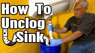 How To Unclog a Bathroom Sink