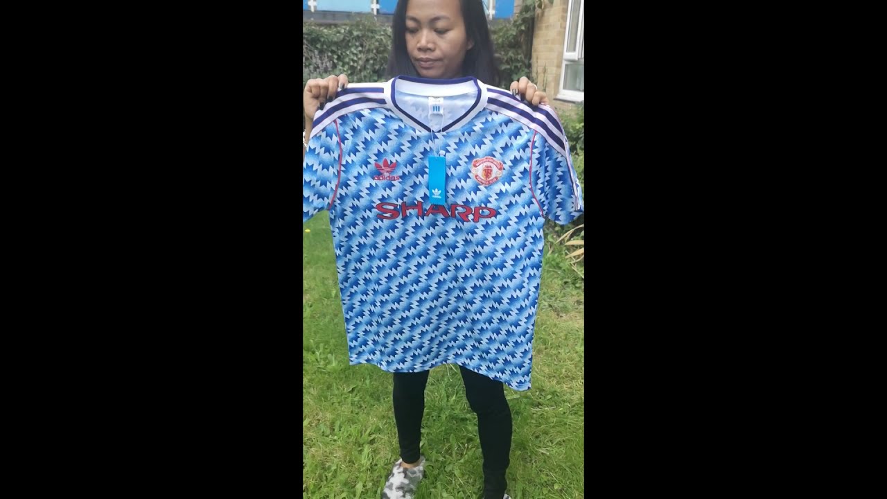 manchester united away shirt 1990 92