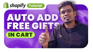 How to automatically add a free gift to the cart: Shopify Tutorial