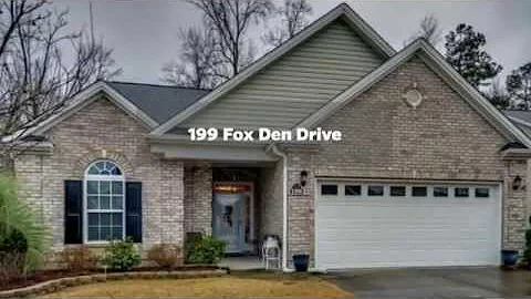 Home for Sale 199 Fox Den Drive Murrells Inlet 4BR/3BA MLS#1503970