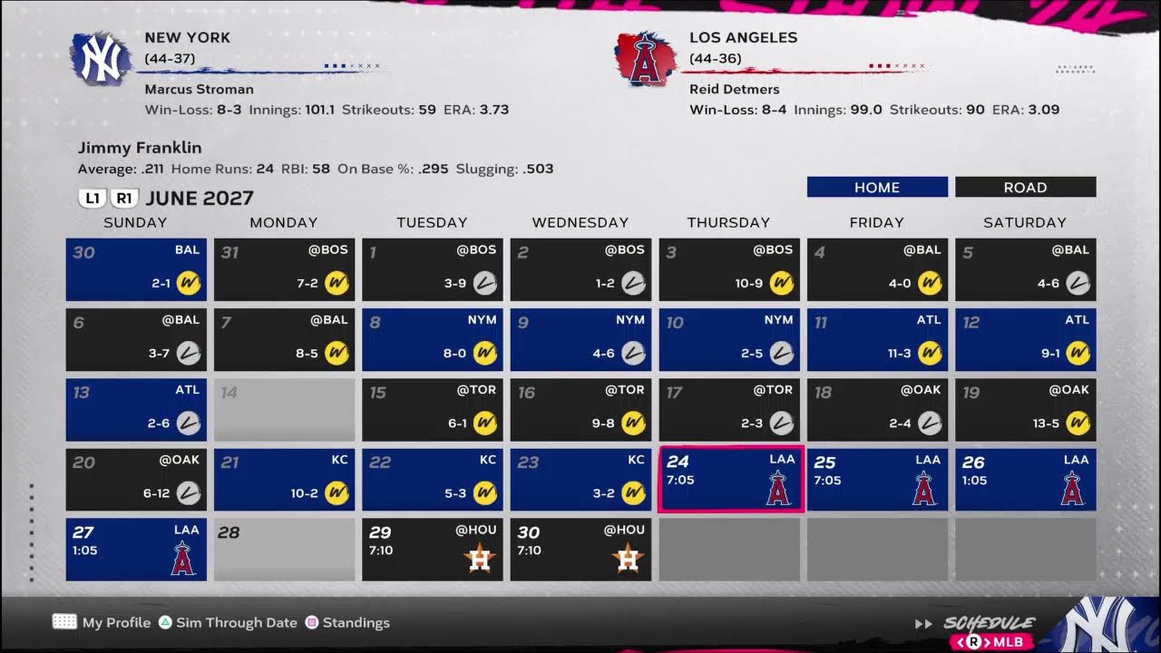 Live MLB The Show24 3B Jimmy Franklin RRTS 