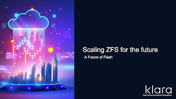 Scaling ZFS for the future by Allan Jude