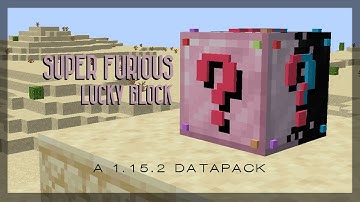 Minecraft: Super Furious Lucky Block Data Pack (Survival Friendly; 420 drops; for 1.15.2) [Trailer]