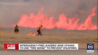 Firefighters urge Utahns to use ‘FireSense’ to prevent wildfires