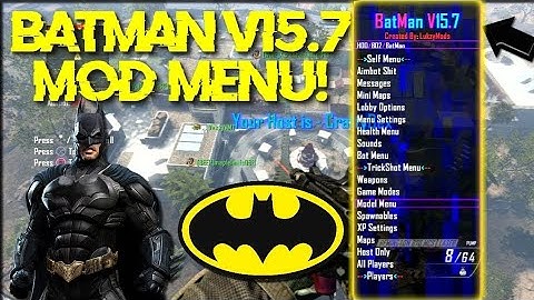 BATMAN V4 BLACK OPS 2 GSC MOD MENU