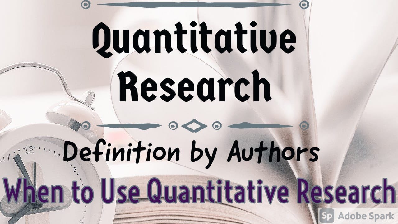 quantitative descriptive research definition by authors 2017