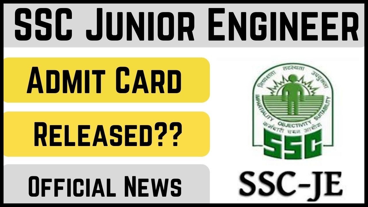 SSC JE Admit Card is Released !! The Mech Study Official !! 