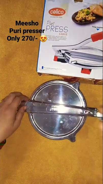 Meesho Puri or Chapati presser #meesho #unboxing #unboxingvideo #flipkart #roti #viral
