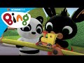 Bing y Pando están jugando con el tren de Bing | Bing Español