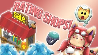 Rating Random Shops! *found 2nd glitch ring* | Animal Jam Classic