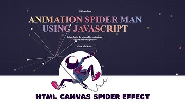 Create Effect Cursor Like Spider Effect Using Canvas HTML5 And Javascript