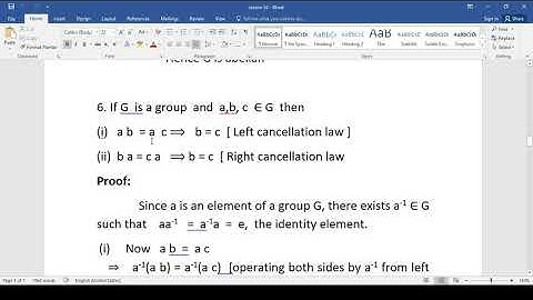 ELEMENTARY PROPERTIES OF GROUPS