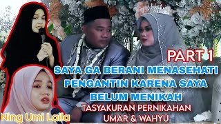 Gawat !!! Umi Laila Tidak Berani Menasehati Pengantin Di Pernikahan Umar & Wahyu Gunung Anyar Kidul