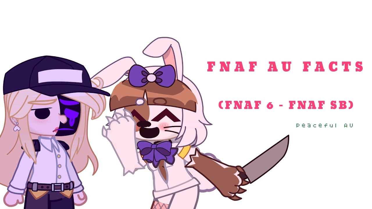 🌟💜🐰 FNAF Gacha - AU Facts (FNAF 6 - SB / Paranormality AU) 🔪✨🔥🍕