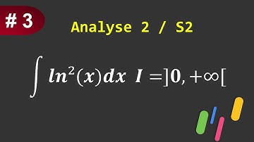 Analyse 2 calcul des intégrales exercice 3