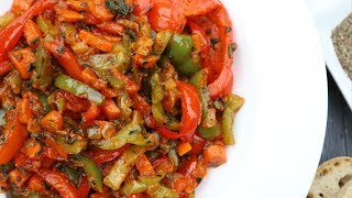 Նախուտեստ Պղպեղ - Պերեց - Sautéed Veggies Perets Recipe - Heghineh Cooking Show in Armenian
