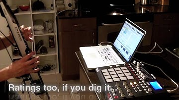 Scratching, controllerism & EWI looping in Ableton & MPD32