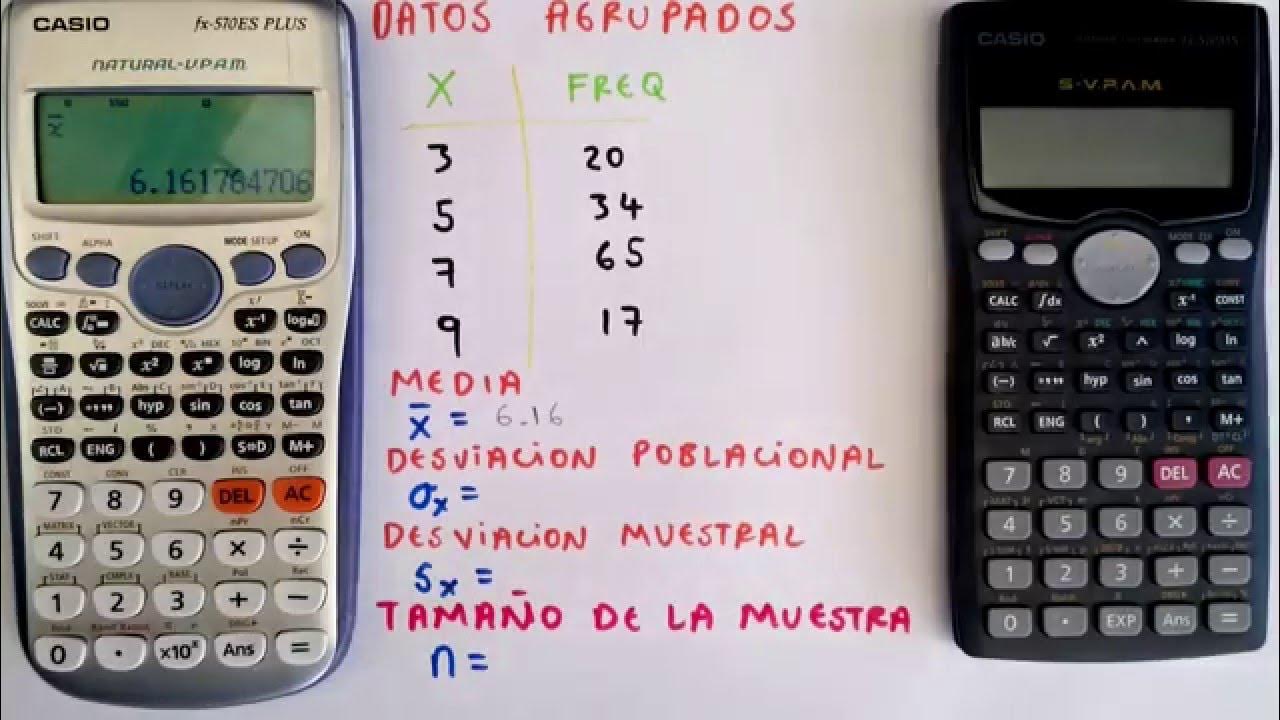 Desviacion estandar calculadora