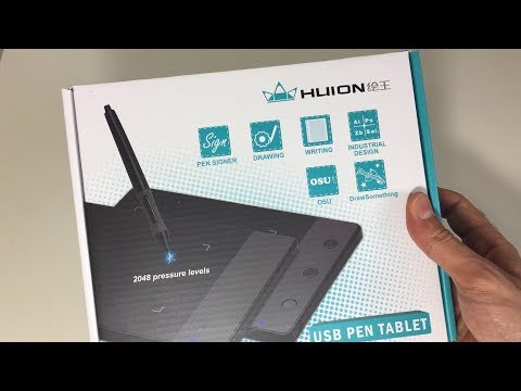 Huion 420 Drawing Tablet : How to Draw Using your Computer hqdefault