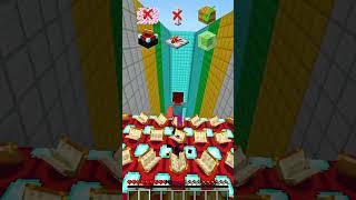 CAN STEVE SURVIVE THESE DEATH RUN? #shorts #minecraft