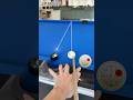 Unexpected double kiss shot at the end #billiards kickshot #billiard #trickshot
