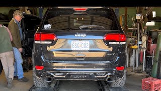 JEEP SRT GETS MID AND REAR MUFFLER DELETE! SOUNDS MEAN! WATCH THROUGH THE END!🔥 #jeep #jeepsrt