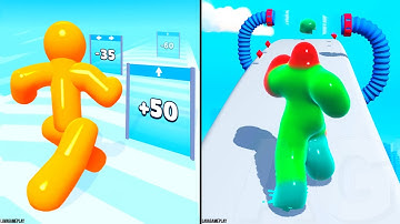 Tall Man Run vs Blob Runner 3D