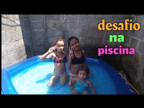 desafio na piscina caça  as moeda com as meninas na piscinas #desafio