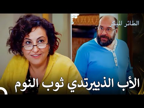 هل يرتدي الأب ثوب النوم للمرأة مسلسل الطائر المبكر الحلقة 63