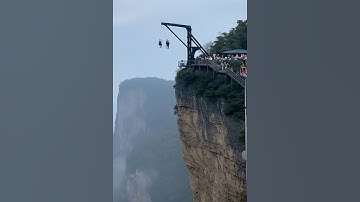 💥 Cliff Ride SNAPS Mid-Air — 2 Riders VANISH into Fog Below 🌫️ |  #shorts