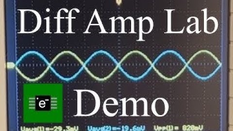 Op-amp Tutorial Series 9: The Inverting Amp with Offset, and the Differential Amp Lab Demo
