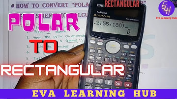 Polar to rectangular conversation | calculator fx-991ms
