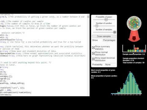 შერჩევის პროპორციის შერჩევითი განაწილება, ნაწილი 2