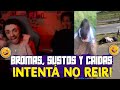 Bromas sustos y caidas  si te ries pierdes