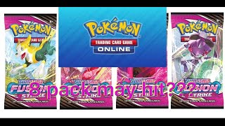 Mở 8 pack Fusion Strike online sẽ có gì???| Pokémon tcgo #2