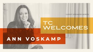TC Welcomes Ann Voskamp