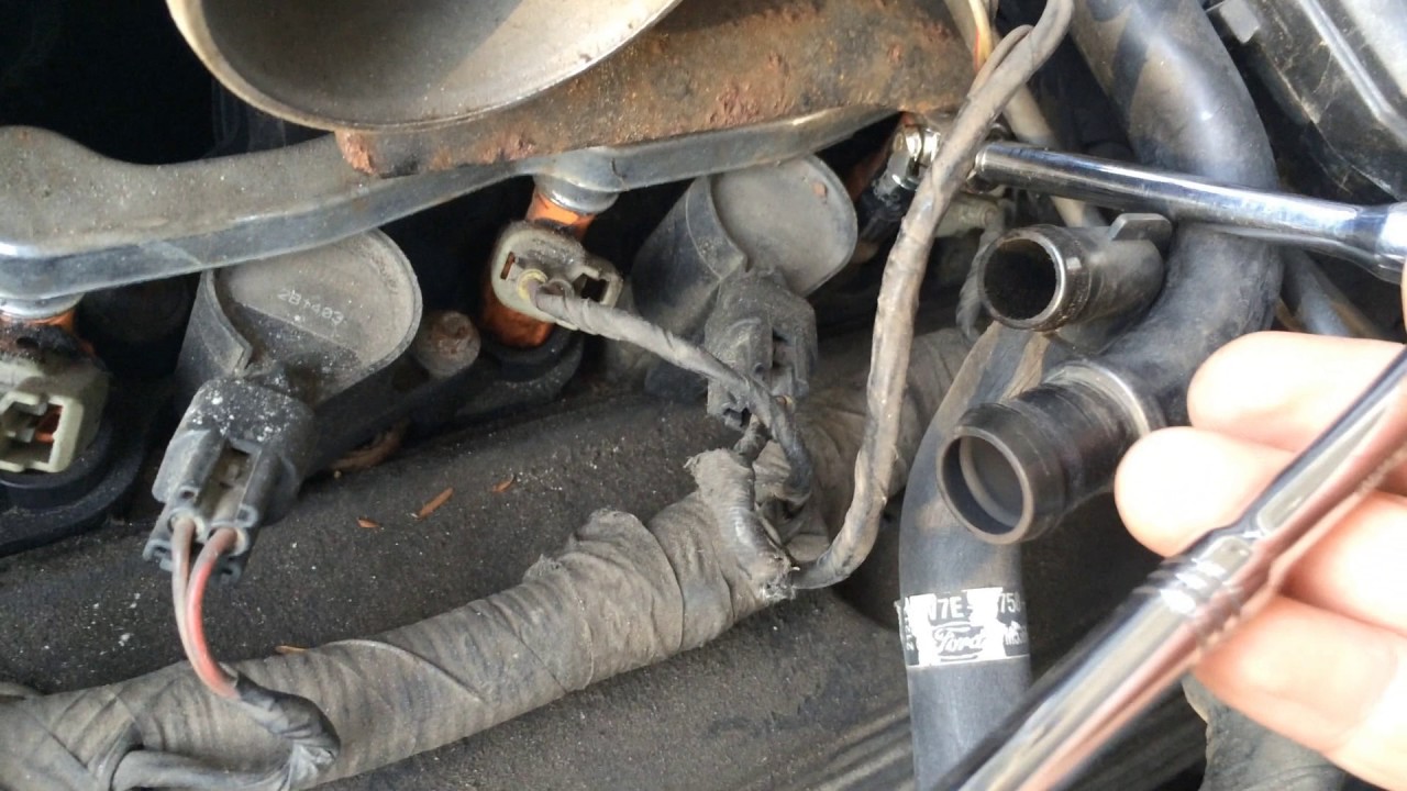 2003 crown vic p71 coil pack replacement misfire code YouTube