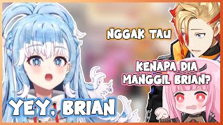 Calli penasaran kenapa Kobo manggil Axel itu 'Brian' [HoloClip Sub ID || Axel, Calli]