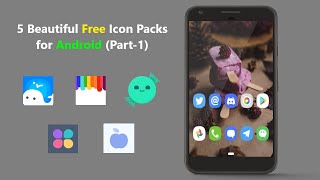 5 Beautiful Free Icon Packs For Android Part-1