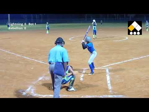 Jupiter Lightning at Royal Palm Beach Rebellion 12u Softball Scrimmage