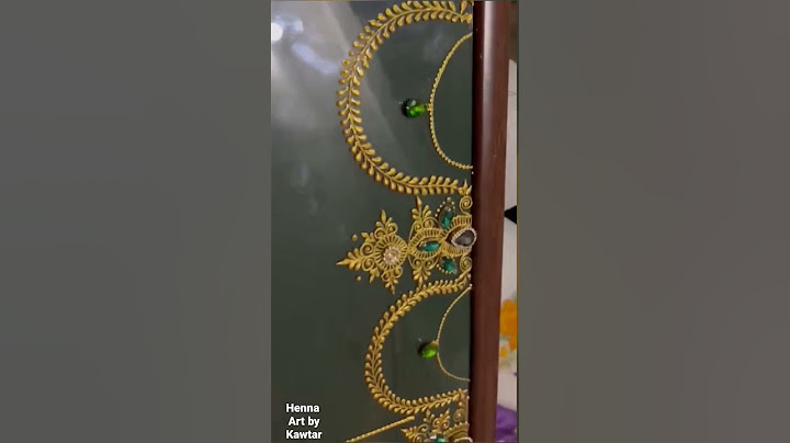 عمل طابلو للعروس كهدية رائعة | meriem's henna day