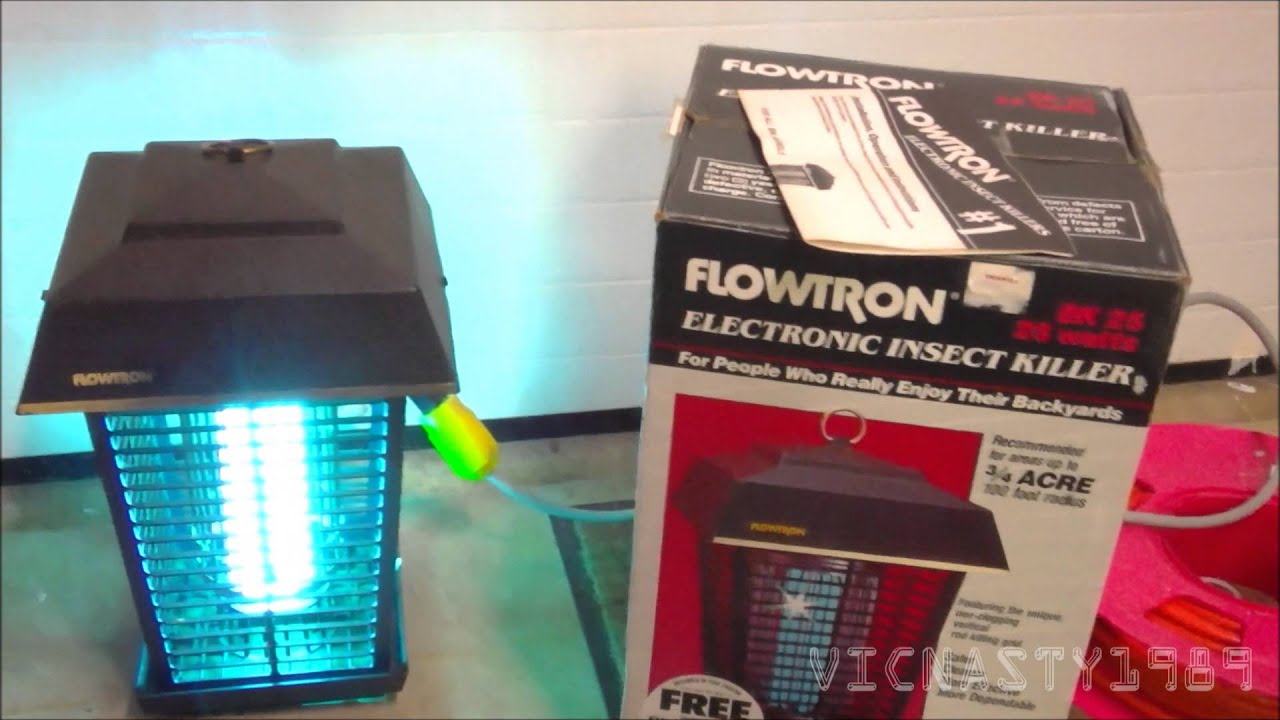 Flowtron BK25 Bug Zapper (Circa Early '90s) YouTube