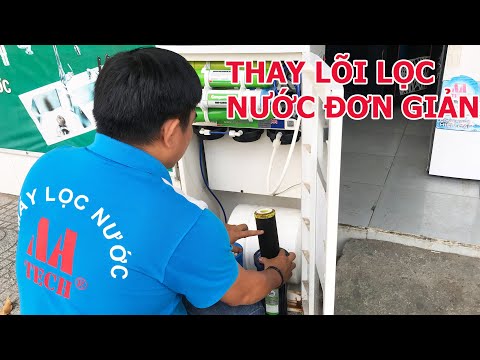 Video CÁCH THAY LÕI LỌC CHO MÁY LỌC NƯỚC RO- Thay lõi lọc... - youtube