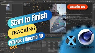 PFTrack Tutorial Start To Finish | Camera Tracking in PFTrack | PFTrack to Cinema 4D Camera Export