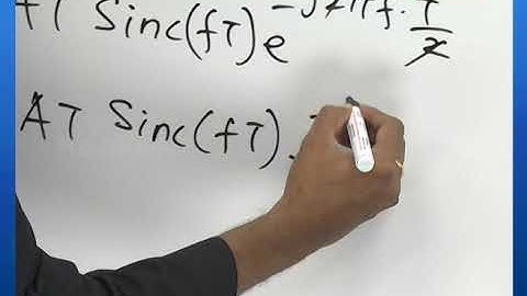 Examples On Properties | Fourier Transform| Signals And Systems | GATE | Dr. S. P. Venu Madhava Rao