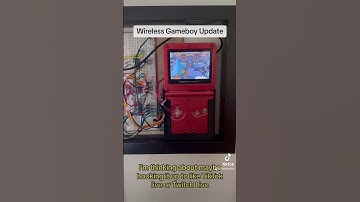 Wireless gameboy with esp8266 #electronics #programming #gaming