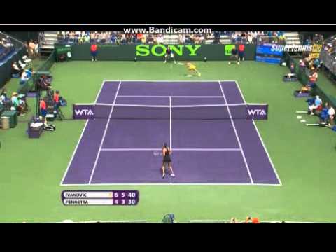 Watch Pennetta-Ivanovic  punto più bello del match! on YouTube