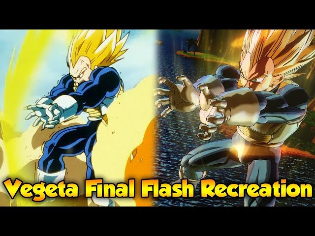 Can Vegeta's (all forms) final flash overpower Goku (all forms